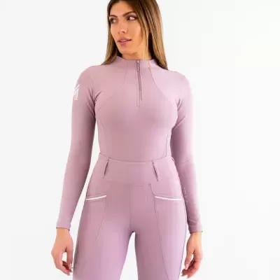 Cal&#x00E7;as&#x20;de&#x20;Equita&#x00E7;&#x00E3;o&#x20;Mauve&#x20;Full&#x20;Grip&#x20;Maximilian