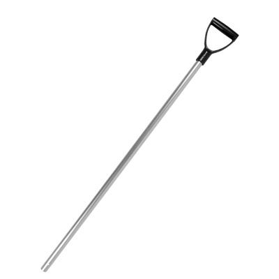 Alavanca de metal com pega em D preta