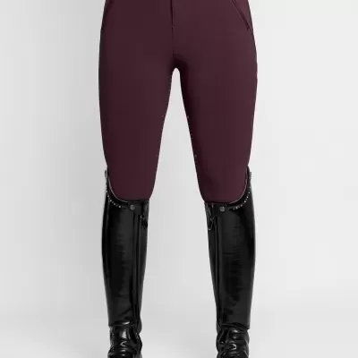 Cal&#x00E7;as&#x20;de&#x20;Equita&#x00E7;&#x00E3;o&#x20;Geo&#x20;Burgundy&#x20;Full&#x20;Grip&#x20;Maximilian