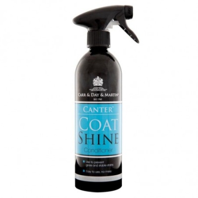Frasco negro de spray Canter Coat Shine da Carr & Day & Martin