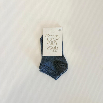 Meias de bebé azul com etiqueta Koala Baby
