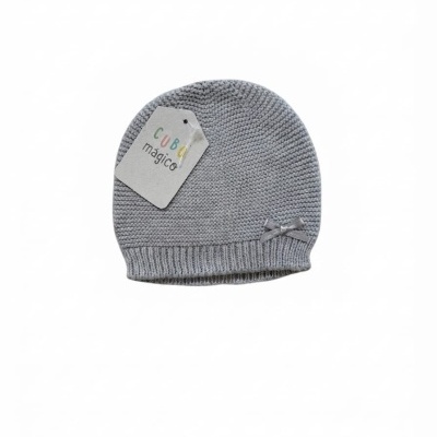Gorro tecido cinzento com etiqueta CUBA mágico