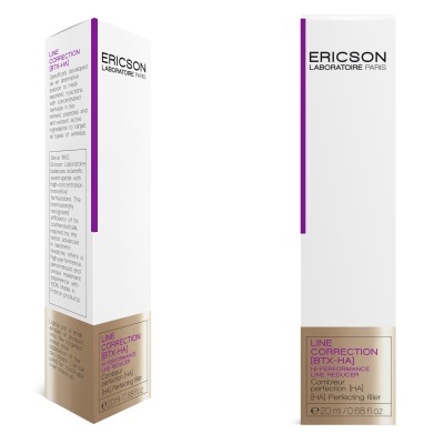 Produto Ericson Laboratoire Paris Line Correction [BTX-HA] Performance, embalagem branca com detalhes roxos e dourados