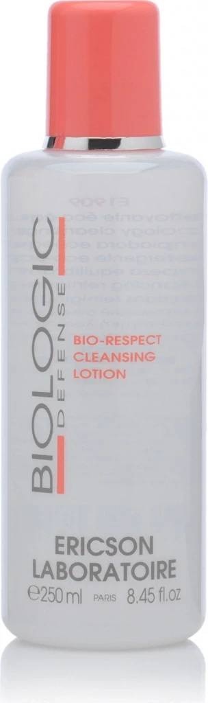 frasco branco de loção de limpeza com tampa rosa