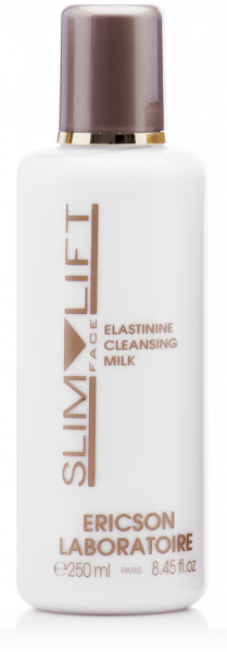 Frasco de leite de limpeza elastinina Slim Face Lift da Ericson Laboratoire