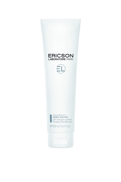 Gel purificante SEBO-SAVON ERICSON LABORATOIRE PARIS em tubo branco de 150 ml