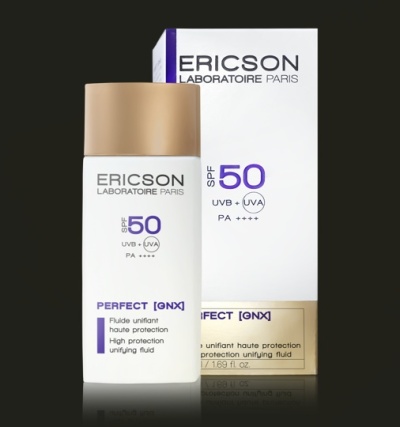 Fluido unificante de alta proteção solar Ericson Laboratoire Paris SPF 50
