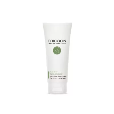 Frasco branco de gel corporal Ericson Laboratoire Paris