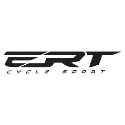 Logotipo preto com texto E3RT CYCLE SPORT em fundo branco