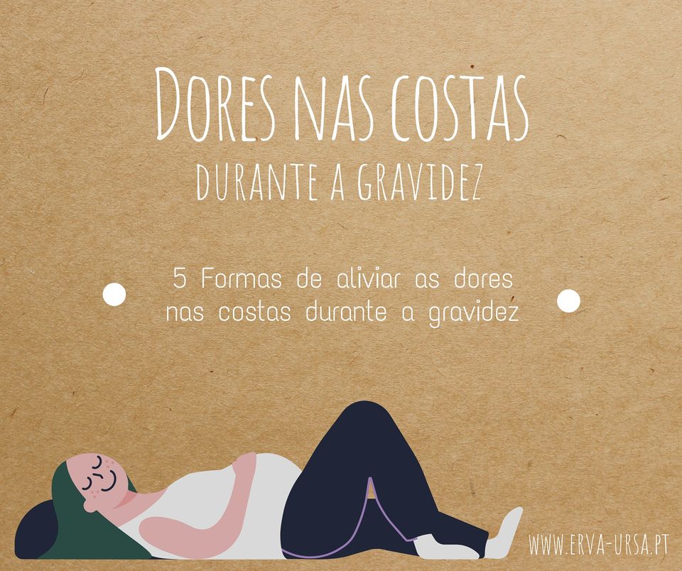Dores nas costas durante a gravidez