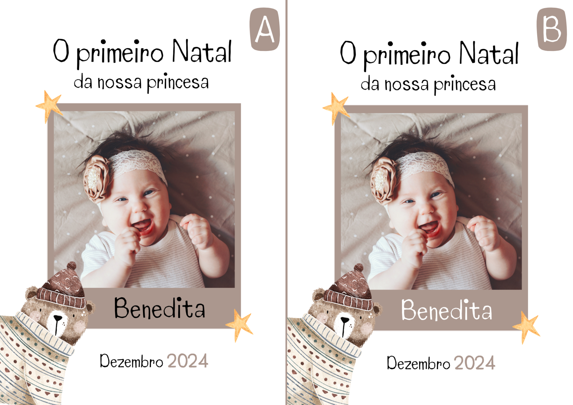 "O primeiro Natal da nossa princesa" "O primeiro Natal da nossa princesa"