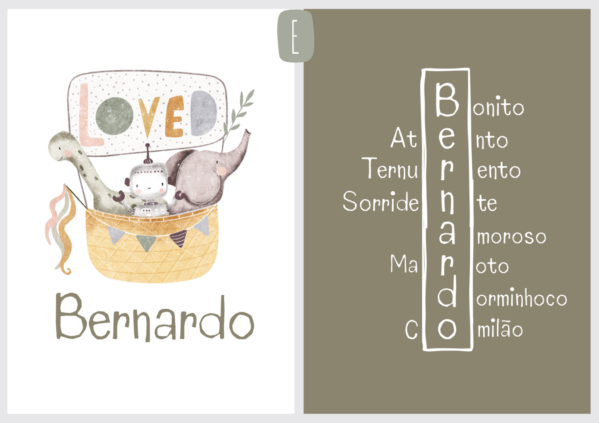 Ilustração com nome: "Loved" Ilustração com nome: "Loved"