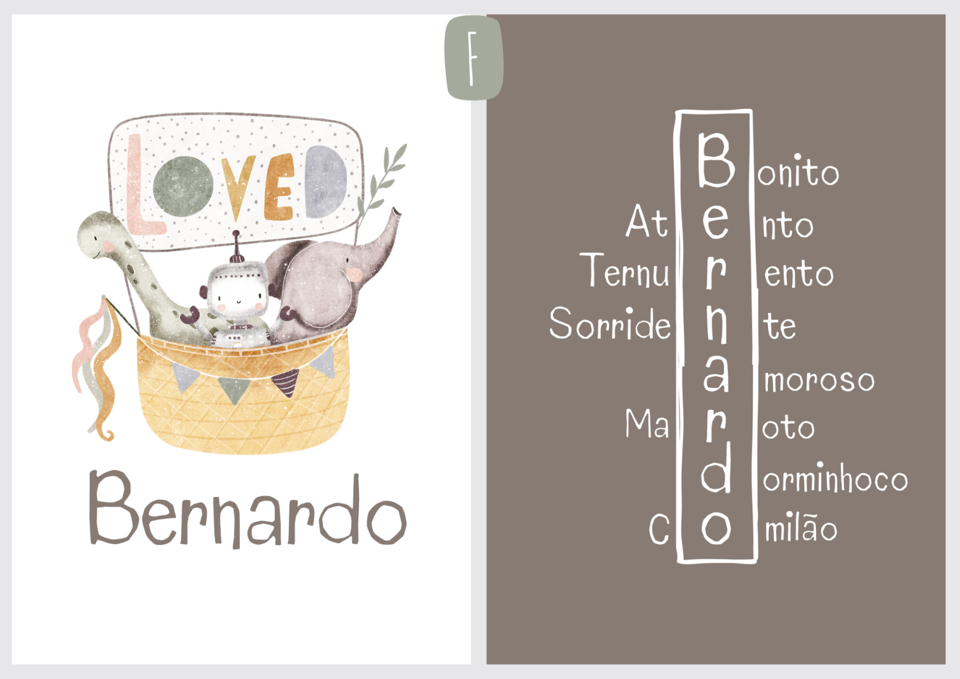 Ilustração com nome: "Loved" Ilustração com nome: "Loved"