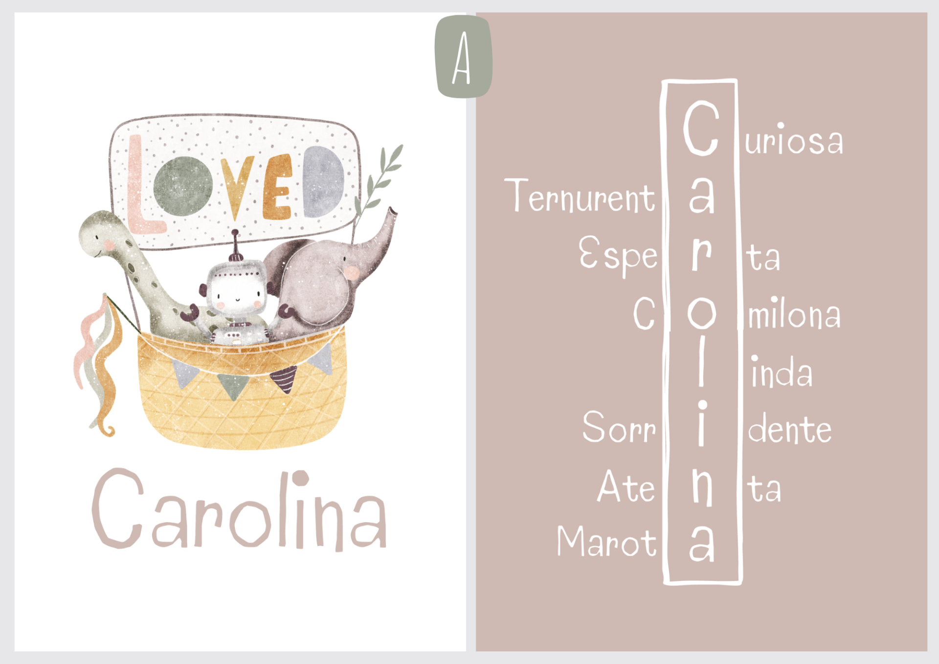 Ilustração com nome: "Loved" Ilustração com nome: "Loved"