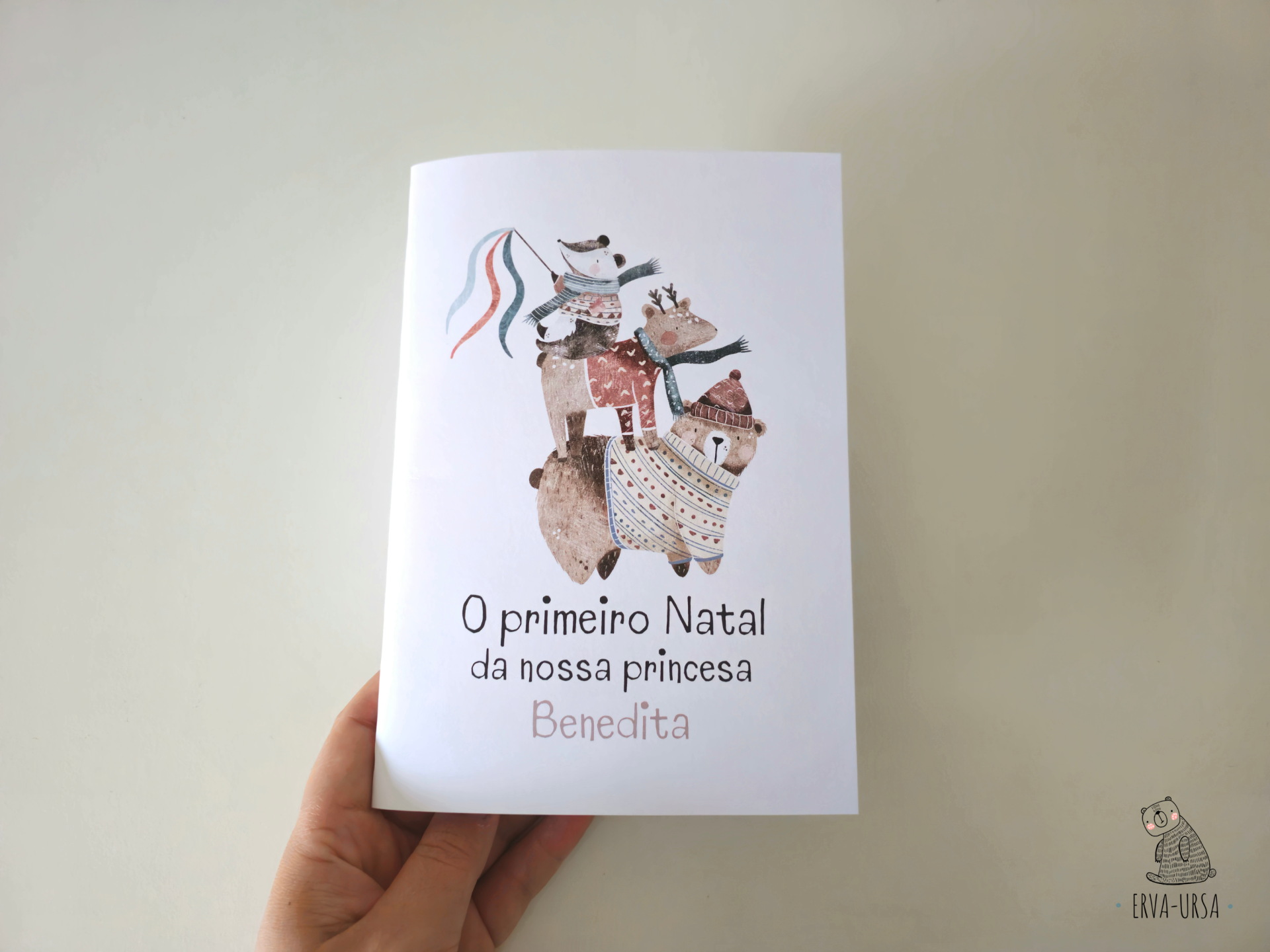 Postal: "O primeiro Natal do nosso príncipe / da nossa princesa..." Postal: "O primeiro Natal do nosso príncipe / da nossa princesa..."