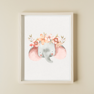 Ilustração: "Menina Elefante"