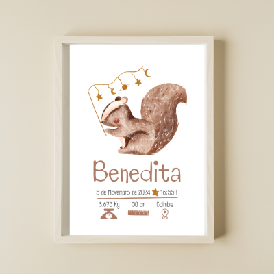 "Um esquilo e a sua varinha mágica"