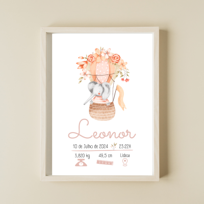 "Menina Elefante em viagem"