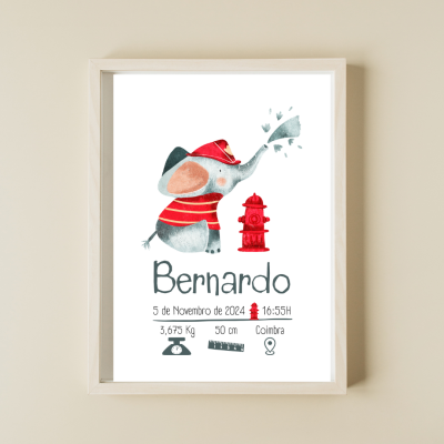 "Aventuras de um elefante bombeiro"