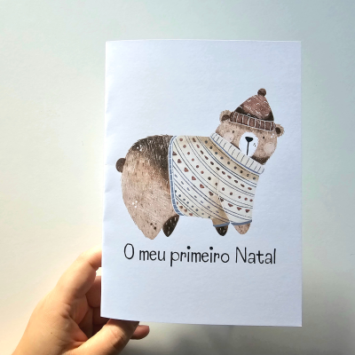 Postal: "O meu primeiro Natal"