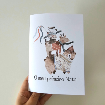 Postal: "O meu primeiro Natal"
