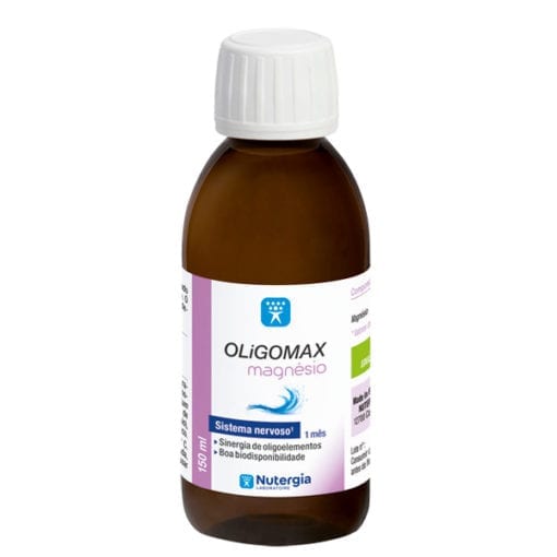 Oligomax Magnésio - 150ml Nutergia Frasco de suplemento OLIGOMAX magnésio 150 ml Nutergia