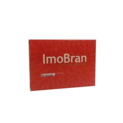 Caixa vermelha do medicamento ImoBran com 60 cápsulas