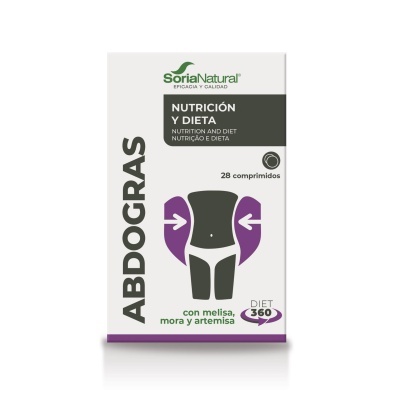 Embalagem de comprimidos Abdogras para nutrição e dieta
