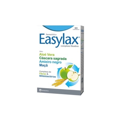 Embalagem do medicamento Easylax com ingredientes naturais e complexo fitoativo