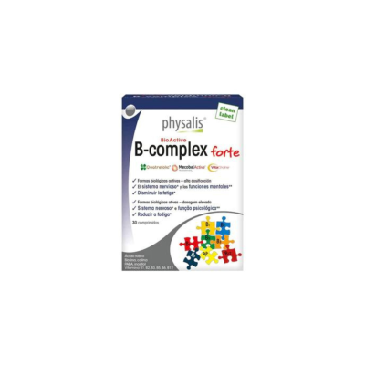 Embalagem de suplemento B-complex forte da Physalis com 30 comprimidos