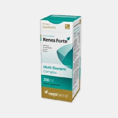 Caixa de suplemento alimentar Renes Forte Multi Element Complex 250 ml VegaFarmã