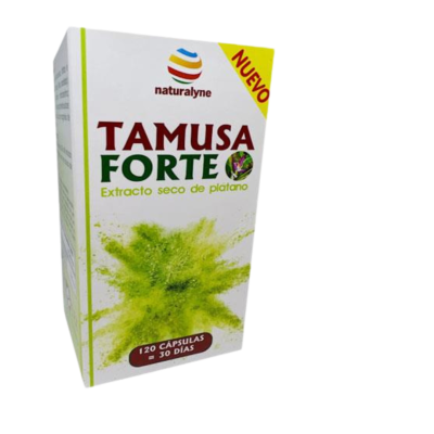 Caixa de cápsulas naturais Tamusa Forte com extracto seco de platano