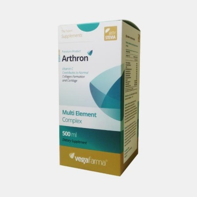 Embalagem de suplemento alimentar Arthron Multi Element Complex da vegafarma