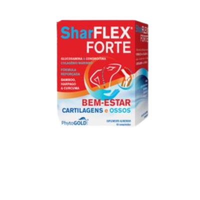 Embalagem do suplemento alimentar SharFLEX FORTE para cartilagens e ossos