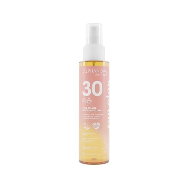 PROTETOR SOLAR ÓLEO FPS 30 - PROTEÇÃO ELEVADA - ALPHANOVA Frasco de spray de proteção solar factor 30