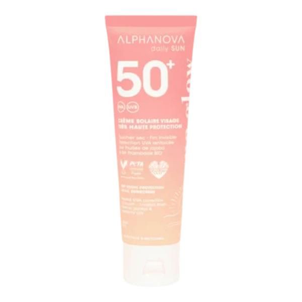 PROTETOR SOLAR LOÇÃO FPS 50+ - PROTEÇÃO MUITO ELEVADA - ALPHANOVA Tubo de creme solar ALPHANOVA daily SUN factor 50+