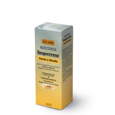 Caixa de creme GUAM Fangocrema Pancia e Girovita
