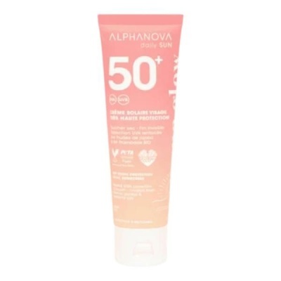 Tubo de creme solar ALPHANOVA daily SUN factor 50+