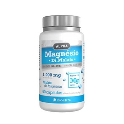 Frasco de suplemento Magnésio Di Malato Bio-Hera