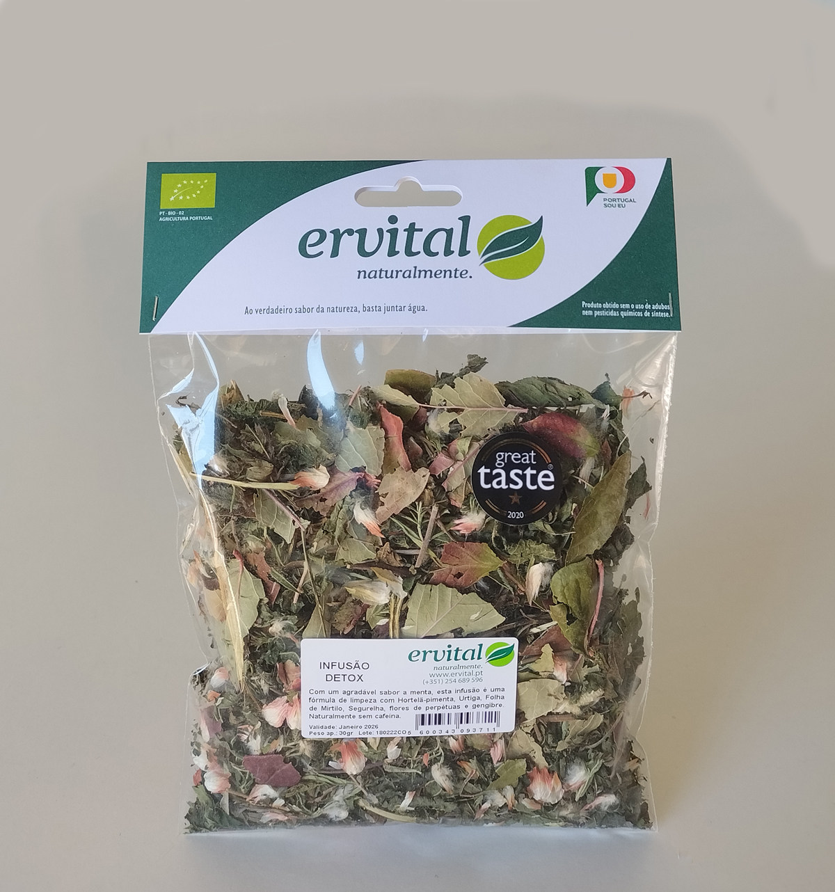 Infusão Detox - saco 30g Infusão Detox - saco 30g