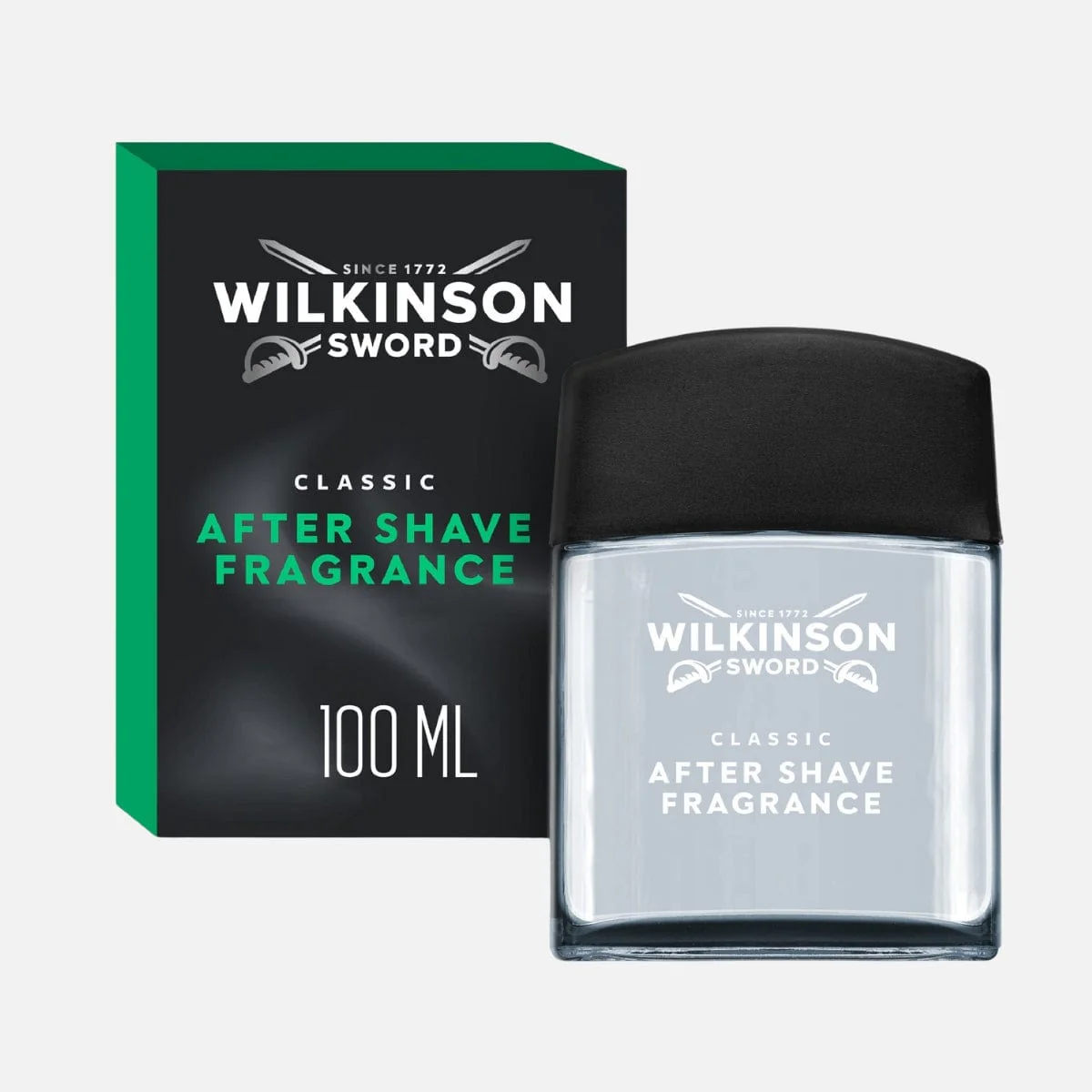 Frasco e caixa de after shave Wilkinson Sword Classic