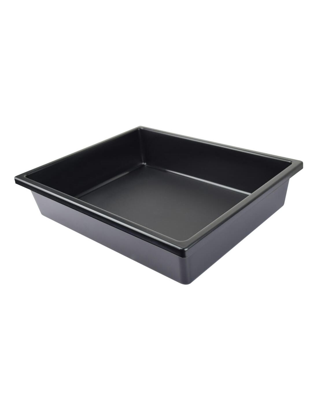 Forma de untar quadrada preta