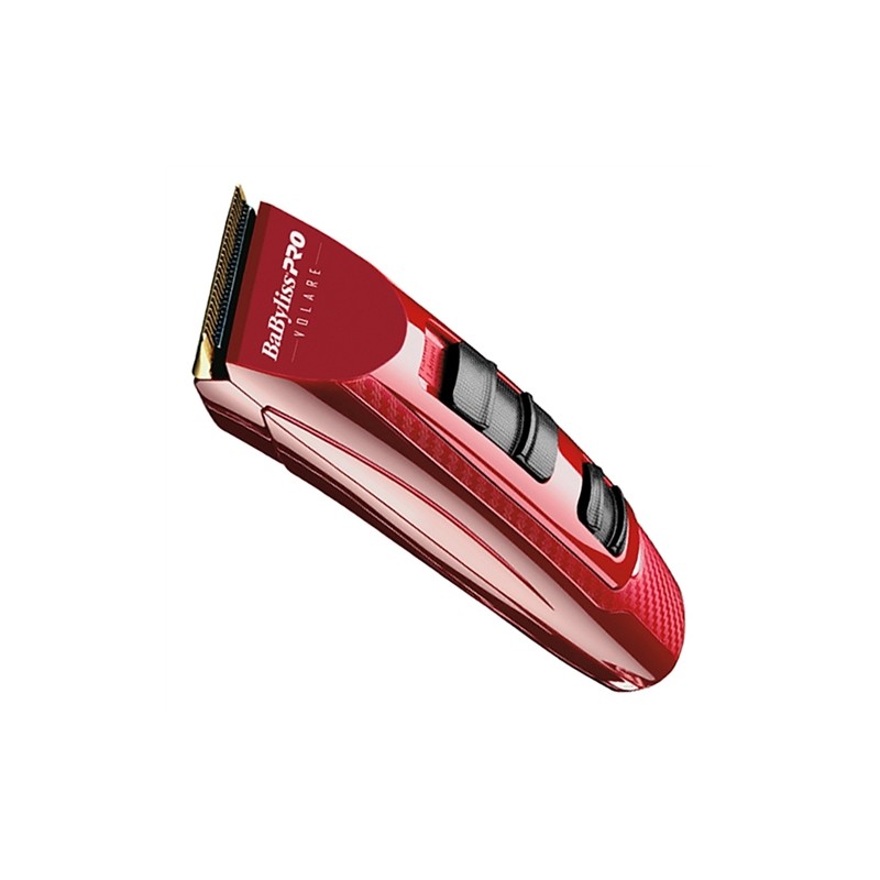 Máquina de cortar cabelo Wahl Wahl Pro Ultra vermelha com lâmina dourada