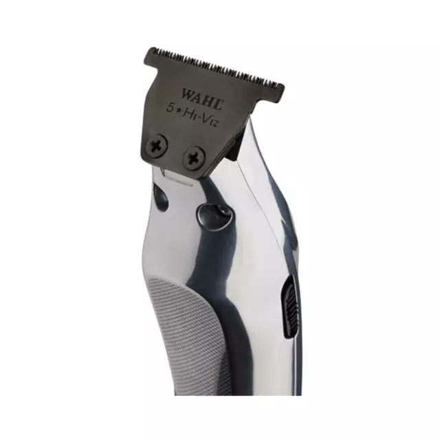 Máquina de cortar cabelo WAHL 5* Hi-Viz prateada e cinza