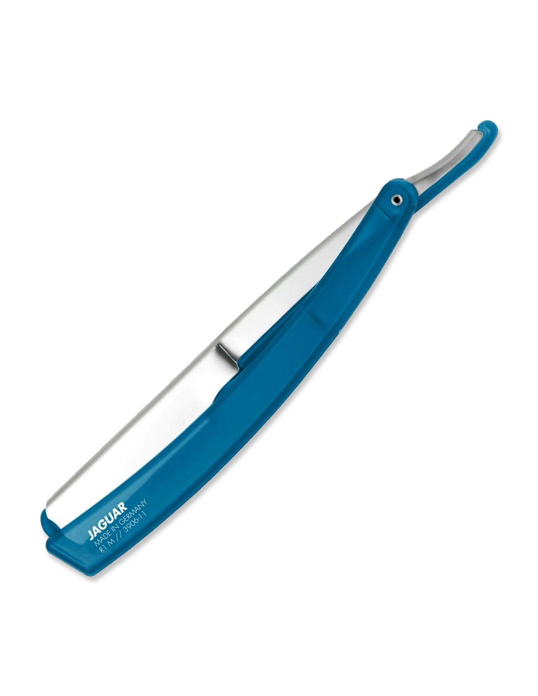 Navalha de barbear azul com lâmina metálica