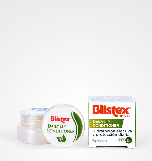 Bálsamo labial Blistex Daily Lip Conditioner com embalagem e caixa