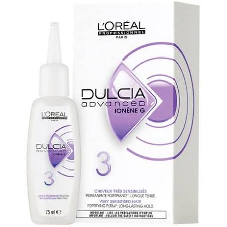 Frasco branco Dulcia Advanced 75 ml com embalagem branca L'Oreal