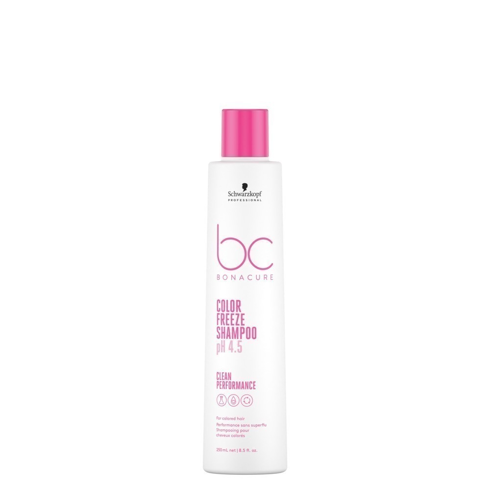 Champô BC Bonacure Color Freeze pH 4,5 com tampa rosa