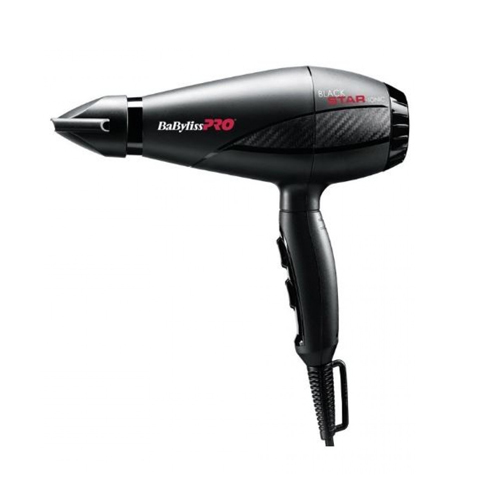Secador de cabelo preto BaByliss PRO com concentrador