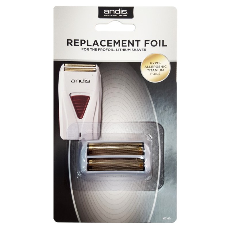 Cartucho de reposição andis para aparelho de barbear ProFoil Lithium com embalagem